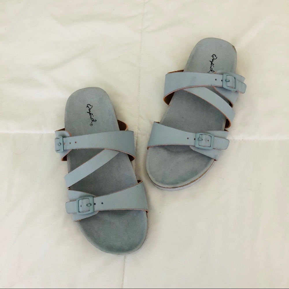 MOVEOUT SALE//Blue Grey Sandals